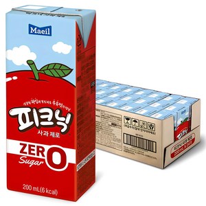 피크닉 제로 사과, 200ml, 24개 골드박스 특가