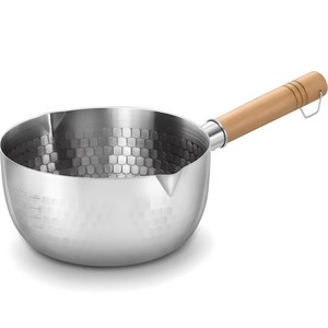 키친아트 인덕션 스텐 해머톤 편수냄비, 22cm, 1개