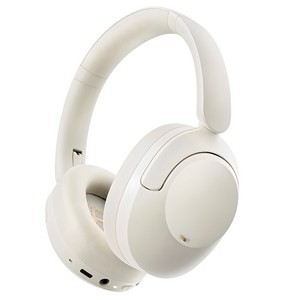 QCY H4 노이즈 캔슬링 블루투스 헤드셋 베이지 70시간 멀티단자, QCY-H4 ANC APP HEADSET