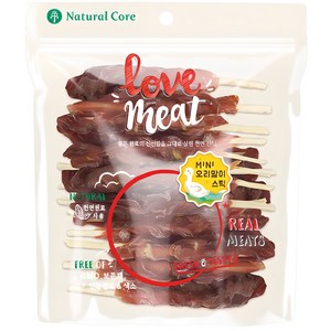네츄럴코어 강아지 러브미트 미니 스틱 간식, 오리고기맛, 160g, 1개
