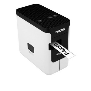 브라더 라벨프린터 PT-P700 12mm 라벨테이프 사은품증정, 1개, PT-P700,사은품 12mm (빨강용지 흰색글자)