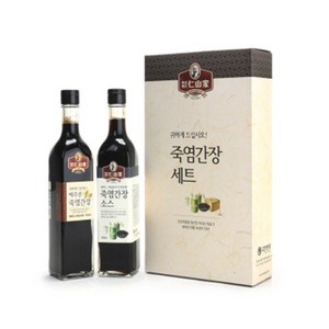 인산家 죽염간장세트 A 죽염간장소스 +메주콩간장, 500ml, 1세트