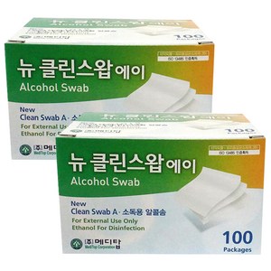 뉴 클린스왑 에이, 100개입, 2개