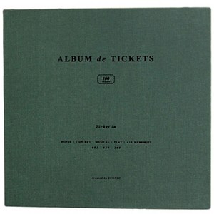 아이코닉 티켓인 북 v.4, 다크그린, 50p, 1개