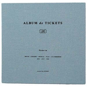 아이코닉 티켓인 북 v.4, 인디블루, 50p, 1개