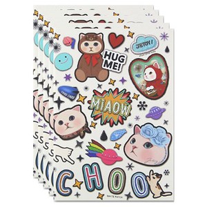 제토이 Choo choo note 유선노트, White patch, 5개