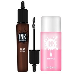 페리페라 잉크블랙카라 세트, 롱세팅 잉크블랙카라 + 리무버 60ml, 1세트