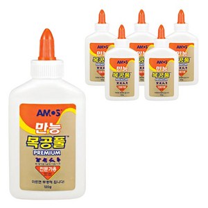 아모스 만능 목공풀 120g, 6개