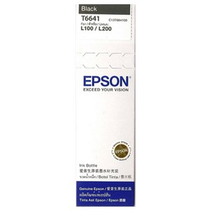 엡손 정품잉크 T664, 검정, 1개