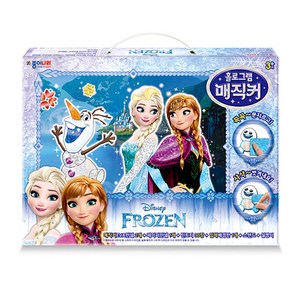 종이나라 디즈니 홀로그램 매직커 스티커놀이 세트, 겨울왕국, 1세트