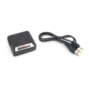 유디아이 레프리카 3.7v USB Charger 드론 멀티충전기 3.7v 전용 RC 배터리 UD043136UD043105, 혼합 색상, 1개