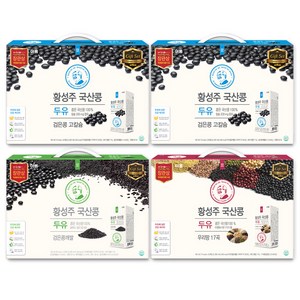 이롬 황성주 국산콩 이로운 세트, 190ml, 1세트