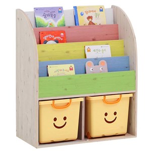 퓨저 꼬꼬마 전면 책꽂이 첫째, 레인보우