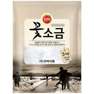 진미 꽃소금, 3kg, 1개