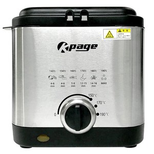 케이페이지 미니 튀김기 1.5L, KP-F120