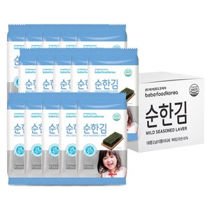 베베푸드 순한김, 조미김, 2g, 160개