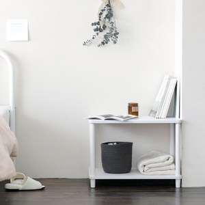 룸앤홈 조립식 선반 2단 진열장, 화이트