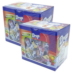 드롭 어소티트 소프트캔디 6가지맛, 1kg, 2개