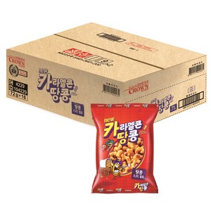 크라운 카라멜콘 땅콩, 72g, 16개