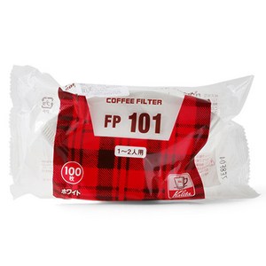 칼리타 101 백색 필터, 100개, 1개