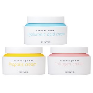 은율 내츄럴 파워크림 100g 히알루론산 + 프로폴리스 + 콜라겐 3종 세트, 1세트