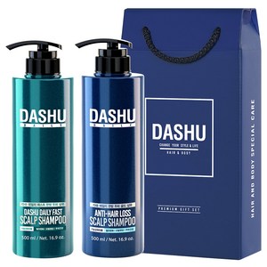 다슈 프리미엄 샴푸 선물세트 E 패스트 샴푸 + 한방 두피골드 샴푸, 1세트