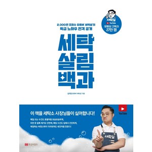 세탁 살림 백과 : 2000만 조회수 유튜버 ‘세탁설’의 특급 노하우 전격 공개, 설재원, 황금부엉이