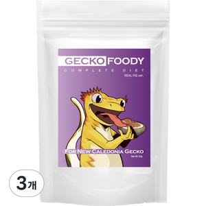 푸디웜 뉴칼레도니아 게코 전용사료, 50g, 3개