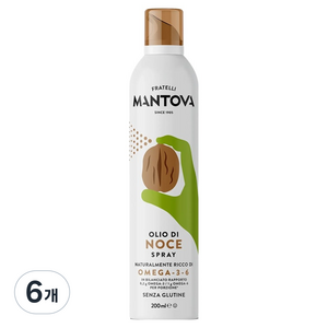 만토바 호두 오일 스프레이, 200ml, 6개