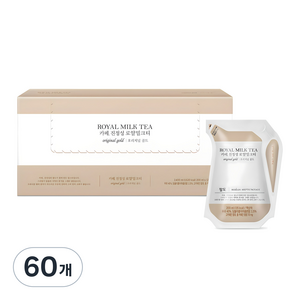 팔도 카페 진정성 로얄밀크티 오리지널 골드, 200ml, 60개