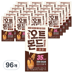 오트몬드 초코, 190ml, 96개