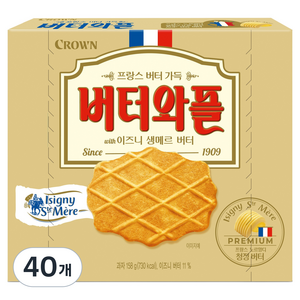 버터와플 이즈니, 40개, 158g