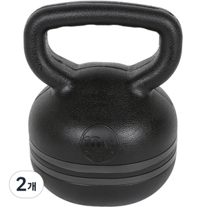 아리프 라인 케틀벨, 블랙, 10kg, 2개