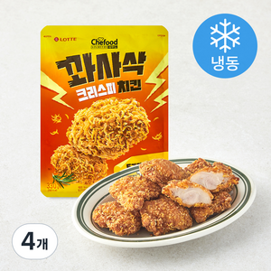 쉐푸드 꽈사삭 크리스피 치킨 (냉동), 330g, 4개