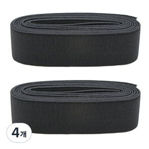 해피베어스 고무줄 30mm, 블랙, 4개