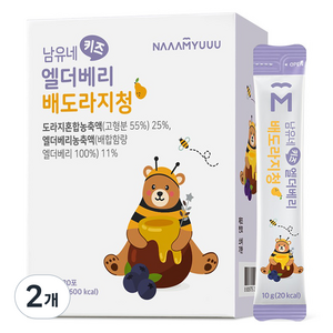 남유네 키즈 엘더베리 배도라지청 30p, 300g, 2개