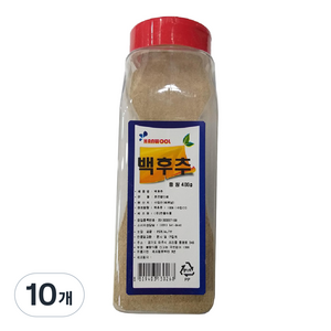한울식품 백후추, 400g, 10개