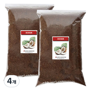 벅스킹덤 코코피트 베딩, 5L, 4개