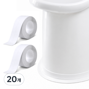 저스트픽 욕실 변기 싱크대 방수테이프 38mm x 5m, 20개