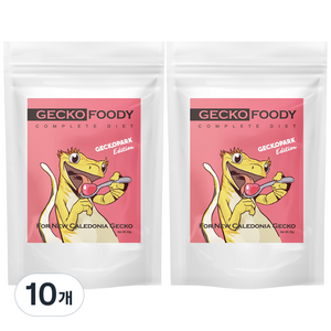 푸디웜 게코 푸디 베리망고 사료, 50g, 10개