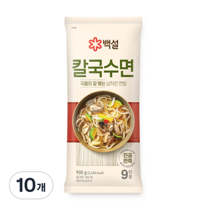 백설 칼국수면, 10개, 900g