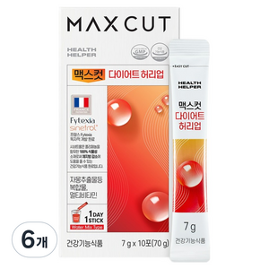 헬스헬퍼 맥스컷 다이어트 허리업 10p, 70g, 6개
