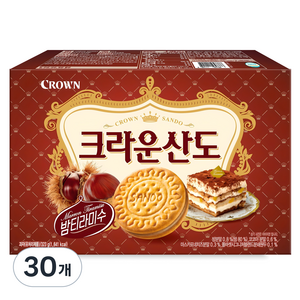 크라운산도 밤 티라미수, 323g, 30개