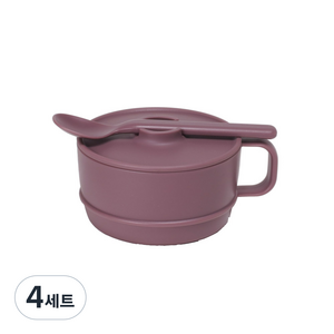 나인웨어 국산 올디너리 시리얼볼 세트, 바이올렛, 4세트