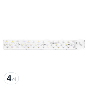 레톤 3세대 LED모듈 리폼램프 렌즈형 25W, 4개, 주광색