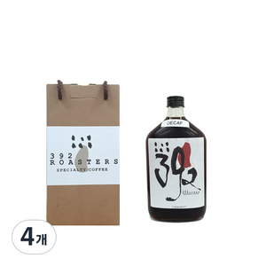 392로스터스 콜드브루 디카페인 더치커피, 450ml, 1개입, 4개