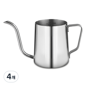 벨라쿠진 커피 드립포트 핸드드립 주전자, 350ml, 4개, 단품