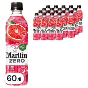 자연은 더말린 제로 자몽, 500ml, 60개
