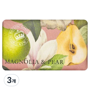 큐가든 매그놀리아 피어 비누, 240g, 3개