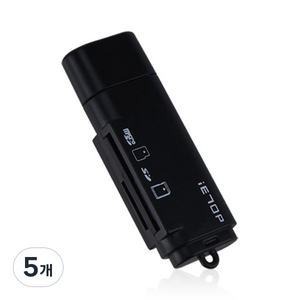 이탑 USB3.1 C타입 OTG 멀티카드리더기, TC-301, 혼합 색상, 5개